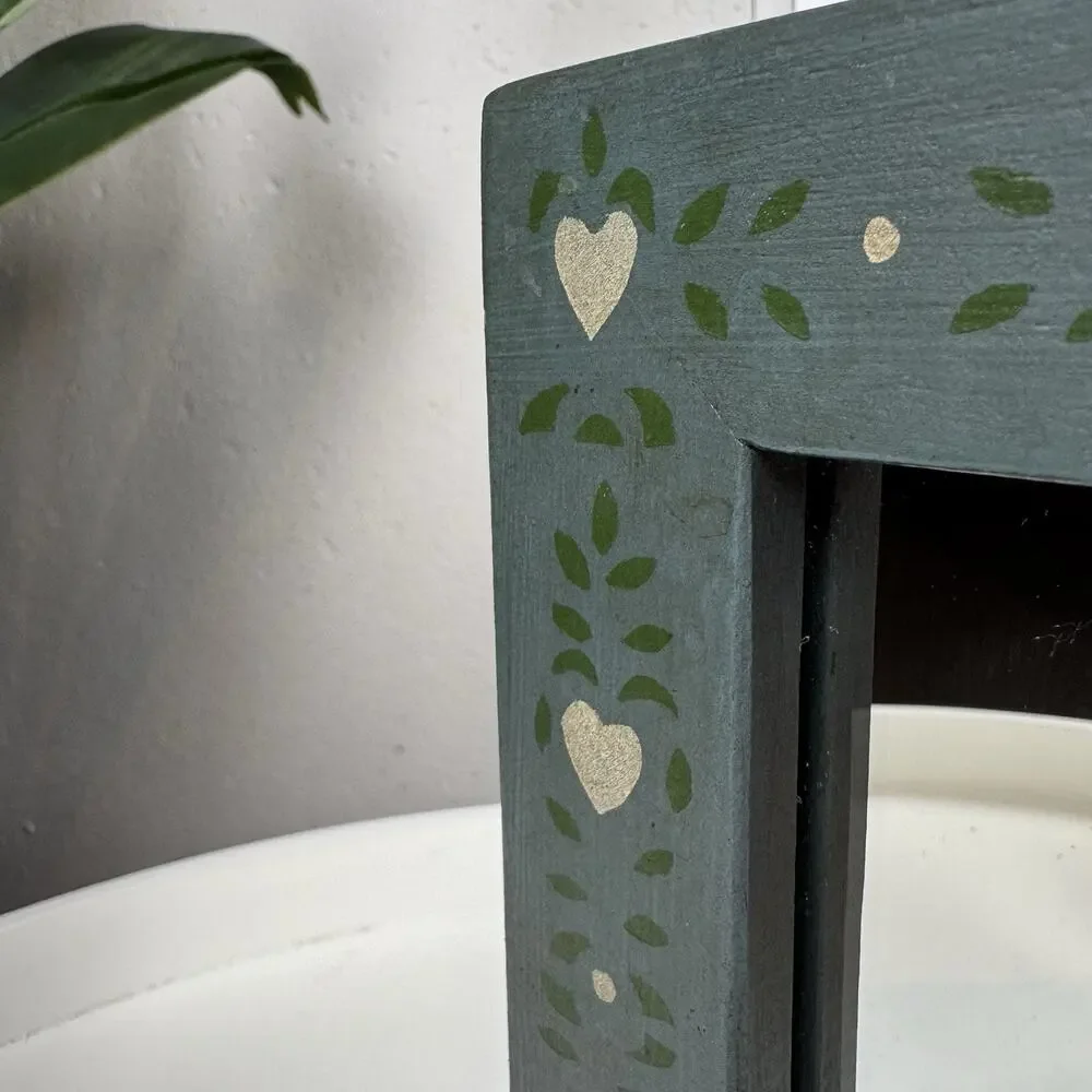 Vintage Rustic Cottagecore Farmhouse Eclectic Grandma‎ Wooden Mirror Frame 7